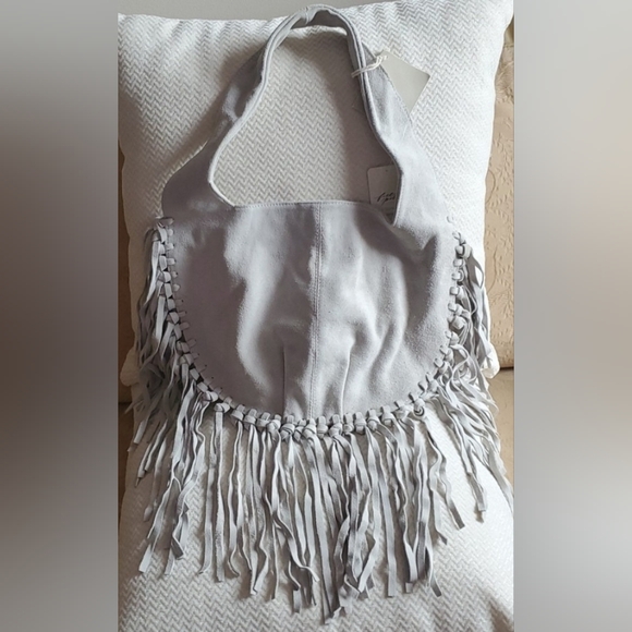 Free People Riley Fringe Bag/Neutral Plaster - Picture 11 of 16